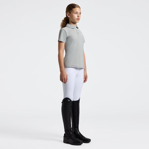 High Quality 4way Stretch Kids Horse Riding Equestrian Shirt Top <b>Base</b> <b>Layer</b> Competition Shirt Polo in Soft Feel Technical Fabric - Product Image 6