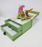 Boîtes rigides faites à la main avec une finition excellente, laminage mat, impression offset, style Raphe, papier kraft recyclable, emballage cosmétique