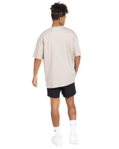 T-shirt pour homme 100% coton, design personnalisé, qualité supérieure, col rond, coupe ample, épaules tombantes, streetwear, t-shirt uni pour homme - Product Image 4