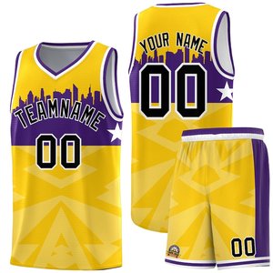 Ensemble de maillots de basket-ball personnalisés avec nom, numéro, logo d'équipe, impression sublimée, unisexe, adulte, maille respirante, coupe athlétique - Product Image 3