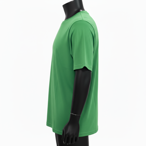 Camiseta de mezcla de algodón de alta calidad, camiseta personalizada para hombre, corte ajustado, cuello redondo, precio al por mayor, totalmente hecha a medida. - Product Image 4