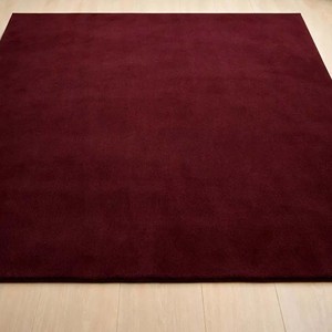 Contemporary Burgundy Wool Area Rug Soft Plush Modern Hand Tufted Rug Luxury Carpet Living Room Bedroom Decorative <b>Floor</b> Rug - Product Image 6