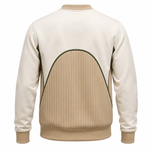 Sudadera Estampada con Cuello Redondo para Hombre, Corte Regular, Tejido de Punto, Estilo Casual Otoñal, Diseño Beige - Product Image 6