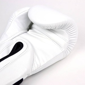 Último Modelo de Guantes de Boxeo Fair Tex Glory en Blanco y Negro, Guantes Profesionales de MMA Muay Thai, Guantes de Kickboxing Fair Tex CP-BG-109 - Product Image 3
