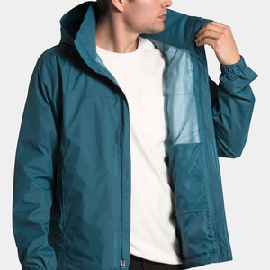 Chaqueta Impermeable de Lona para Hombre, Estilo Moderno, Talla Adulto, con Capucha, Cierre de Cremallera, Mangas Largas, Logotipo Frontal, Resistente al Viento y Ecológica - Product Image 4