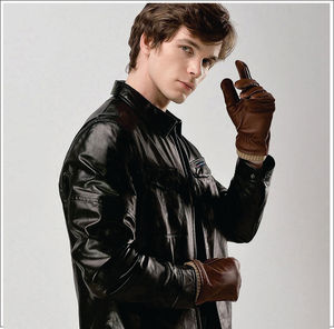 ถุงมือขับรถหนังคุณภาพสูงสำหรับผู้ชายและผู้หญิง ดีไซน์เรียบง่าย สีพื้น ขายดี - Product Image 6