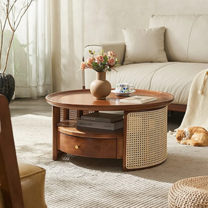 Table console en bois de frêne massif, écologique, moderne, pour salon, meubles naturels, décoration intérieure - Product Image 1