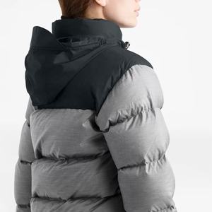 2023 hiver femmes culture doudoune nouveau solide bulle manteau laine doublure tricoté Polyester Nylon tissu respirant Bomber veste - Product Image 4