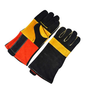 Guantes de Trabajo Resistentes de Cuero Vacuno para Bomberos, Soldadura y Seguridad Industrial, Talla XL, Pantalla Táctil, Anti-Impacto - Product Image 6