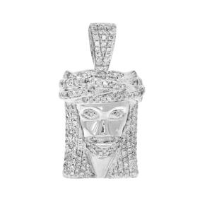 Colgantes de Jesús con Diamantes Cultivados en Laboratorio VVS Hechos a Medida, Estilo Hip Hop Rapper, Corte Brillante, Oro de 10K_14K, Certificado GIA - Product Image 3