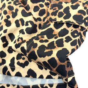 Pantalones Cortos Bermuda para Hombre con Estampado de Leopardo, Cintura Media, Cierre con Cordón, Casuales, Ligeros, de Secado Rápido, Tejidos, para Playa y Verano - Product Image 6