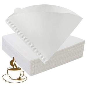 Premium V-shape disposable <b>coffee</b> <b>filter</b> paper made from 100% wood pulp, designed for smooth and consistent brewing - Product Image 4