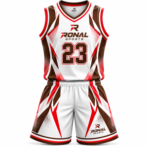 Maillot de basket-ball pour hommes, sublimation, respirant, grande taille, vêtements de sport d'été, maillot de basket-ball personnalisé de haute qualité pour équipe - Product Image 1