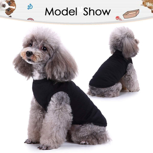 Proveedor Mayorista de Ropa para Mascotas de Alta Calidad, Camiseta de Algodón Suave para Cachorros, Chaleco Duradero para Perros, Ropa Lisa para Gatos, Uso Diario - Product Image 3