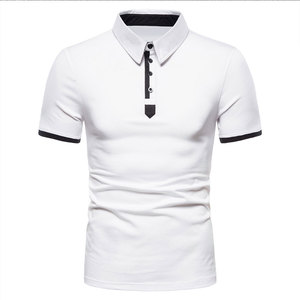 Nouvelle chemise d'été pour homme en tricot à séchage rapide, avec logo personnalisé, boutons métalliques, broderie de lettres, impression de haute qualité, manches courtes - Product Image 4
