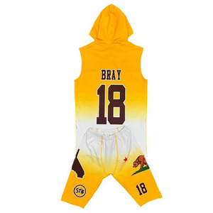Conjunto de Uniforme de Baloncesto Sublimado Personalizado OEM, Jersey y Pantalones Cortos Deportivos Transpirables, Colores Personalizados, Kit de Baloncesto de Verano para Hombre - Product Image 5