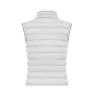 Quilted Vest <b>Padded</b> Gilet Insulated Down Puffer Mens Womens Plus Size Long Cropped Hood Pockets Zipper Lightweight Warm Packable - Product Image 2