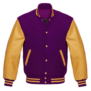 Good quality Custom logo Fashion streetwear <b>long</b> sleeve New Loose Trendy Varsity <b>Jacket</b> <b>Men</b> - Product Image 1