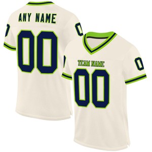Customized Men Football Jersey Custom Fashion Team <b>Mesh</b> Design Breathable <b>Short</b> Sleeve American Football Jersey for Summer - Product Image 4
