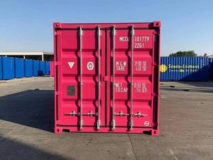 Contenedor Usado Barato ISO 20' High-Cube Negro CIMIC con Puerta Lateral Completa de CREKS - Product Image 1
