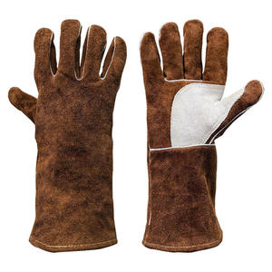 Gants de sécurité industriels en cuir haute performance pour la soudure, ignifuges pour la lutte contre les incendies, barbecue, excellente protection des mains - Product Image 2