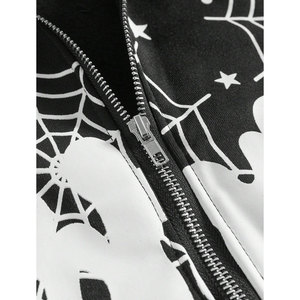 Sweat à capuche unisexe personnalisé Streetrush, coupe ample, en polaire, avec logo imprimé, de haute qualité, respirant, écologique, séchage rapide, motif araignée - Product Image 5