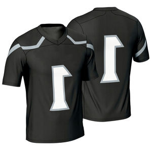 Maillots de football des États-Unis imprimés – 0 Gibbs, 97 Hutch, 16 Jared Goff, 14 St Brown, 20 Sanders, 58 Sewell, 5 Montgomery – Homme, Manches Courtes, Respirants - Product Image 6