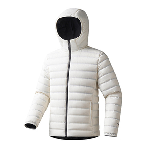 Doudoune épaisse à capuche color-block en polyester avec fermeture éclair, en stock, au meilleur prix, pour homme, idéale pour les voyages et un usage décontracté - Product Image 3