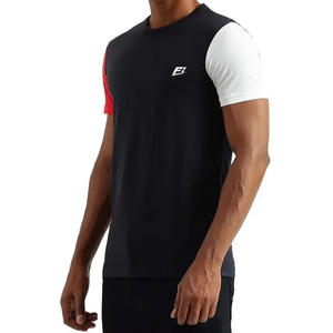 Camisetas Ligeras al por Mayor para Hombre, Manga Corta, Cuello Redondo, Algodón, Verano, Suaves, Bloques de Color, Personalizadas, a Granel, Proveedor de Moda, EE. UU. - Product Image 4