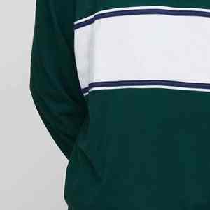 เสื้อรักบี้แขนยาวลายทางสำหรับผู้ชาย ผ้าฝ้าย สวมใส่สบาย ทรงคลาสสิก เหมาะสำหรับขายส่ง - Product Image 2