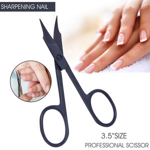 Ciseaux à cuticules en acier inoxydable à pointe fine, outil de manucure pour salon de beauté - Product Image 6