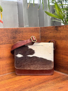 Custom New Cowhide Leather <b>Crossbody</b> Flap <b>Bag</b> for Women Genuine Leather Handbags for Office <b>Travel</b> Women's Shoulder Purse - Product Image 3