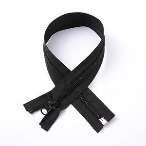 No. 5 and No. 7 Single-Slider 40cm-80cm Open-End Nylon <b>Zipper</b> for Garments - Product Image 2