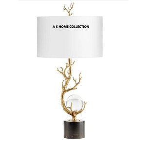 Lámpara de Mesa Dorada Brillante de Calidad de Exportación Nórdica con Pantalla de Tela, Decoración Elegante para Oficina, Hotel, Mesita de Noche, Escritorio - Product Image 5