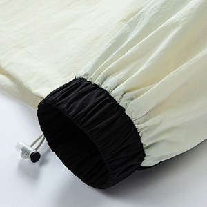 Veste coupe-vent légère en toile unisexe, imperméable, col montant, capuche zippée, grandes tailles, design color block – Meilleure vente - Product Image 5