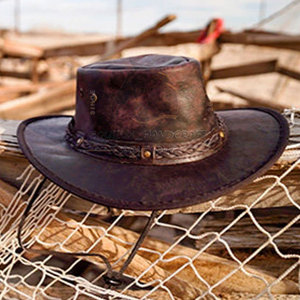 Sombreros de Cuero de la Mejor Calidad, Nuevo Estilo, Unisex, Color Sólido, Precio Razonable, Sombreros de Cuero para Hombre y Mujer - Product Image 6