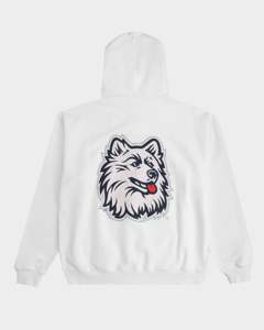 Custom White Zip Up Hoodie Men's White Fleece Casual Hooded Sweatshirt Regular Fit Autumn Wear - Product Image 2