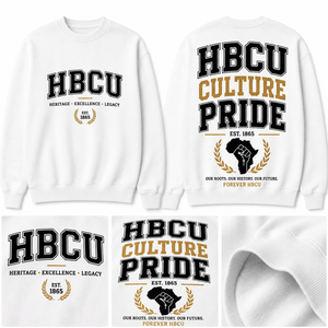 Sweat-shirt HBCU personnalisé en gros, coton premium, logo universitaire brodé, sweat à capuche pour hommes et femmes - Product Image 4