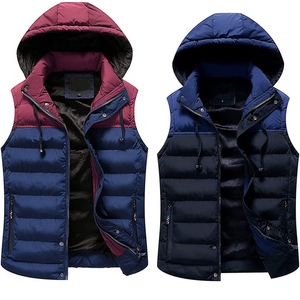Gilet matelassé personnalisé OEM, veste d'équitation tendance, vêtements d'hiver décontractés, gilet rembourré, manteau, veste matelassée pour homme - Product Image 1