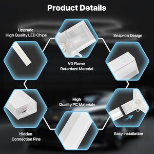 ระบบไฟ LED รูปหกเหลี่ยมสำหรับโรงรถ/อู่ซ่อม ไฟแบบรังผึ้ง - Product Image 3