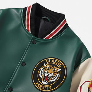 อุตสาหกรรมเสื้อผ้าหรูหรา LUXE ATTIRE เสื้อแจ็คเก็ตวาร์ซิตี้คุณภาพสูง ดีไซน์แบบ Letterman สำหรับผู้ชายและผู้หญิง สไตล์สตรีทแวร์ฤดูหนาว ขายส่ง - Product Image 5