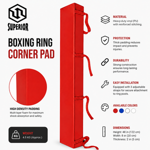 Almohadillas de Esquina para Ring de Boxeo de Alta Calidad, Personalizadas y Cómodas, Profesionales para Competencia y MMA - Product Image 5