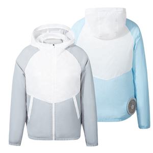 New Arrival Windbreaker <b>Cooling</b> <b>Jacket</b> Training Sporty Outdoor Coaching Zipper Closure Hoodies <b>Jacket</b> With Fan Cool <b>Jackets</b> - Product Image 6