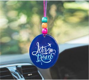 Colgante de PVC personalizado para coche, accesorios decorativos para espejo retrovisor, regalos culturales para el interior, llavero colgante de PVC para coche - Product Image 1