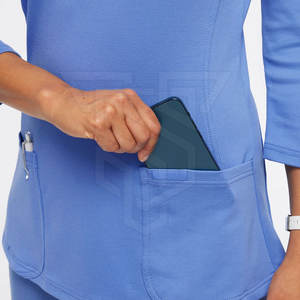 Uniformes de Enfermería Personalizables de Alta Calidad, Transpirables y Modernos, con Spandex, Servicio OEM, Venta en Línea - Product Image 4