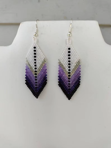 Boucles d'oreilles à pompons faites main en perles de rocaille colorées, perles d'oreille de qualité pour filles, perles de cristal en verre soufflé - Product Image 6