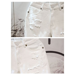 Pantalones Cortos de Mezclilla Casuales para Hombre, de Secado Rápido, Transpirables, de Cintura Media, Estilo Vintage, para Trabajo, Venta al Por Mayor - Product Image 5