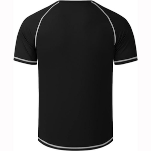 Camiseta de compresión de manga corta para hombre con estampado personalizado, pantalones cortos tipo rash guard para MMA y BJJ, conjunto de leggings y pantalones cortos de licra/nailon de secado rápido - Product Image 5
