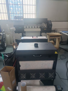 Nouvelle imprimante textile automatique DTF Routerstar 60 cm <span class=keywords><strong>EPSON</strong></span> I3200 avec machine à secouer la poudre PET pour t-shirts - Product Image 3