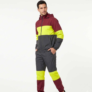 Custom Logo <b>Nylon</b> <b>Tracksuit</b> <b>Men</b> Windbreaker Jacket High Quality Streetwear Sweat Suits Unisex Sports - Product Image 4